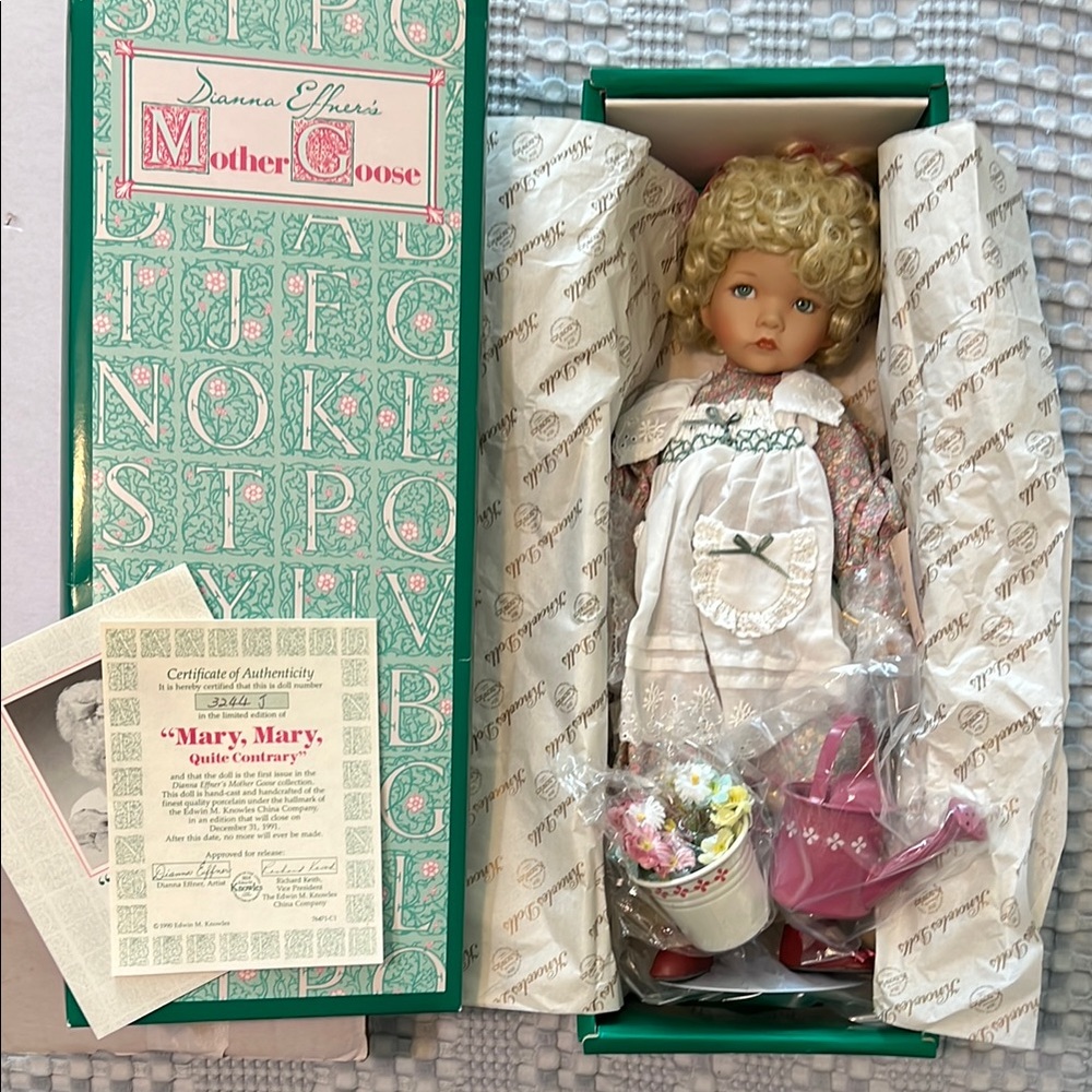 Mary Mary Quite Contrary Doll with Blonde Hair